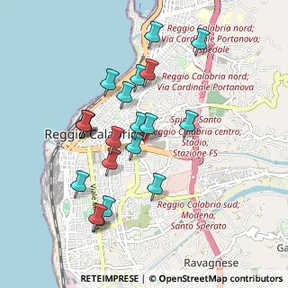 Mappa Via delle Ginestre, 89128 Reggio di Calabria RC, Italia (1.0005)