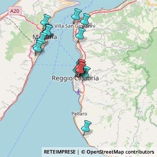 Mappa Via delle Ginestre, 89128 Reggio di Calabria RC, Italia (7.87278)