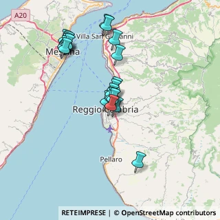 Mappa Via delle Ginestre, 89128 Reggio di Calabria RC, Italia (7.671)