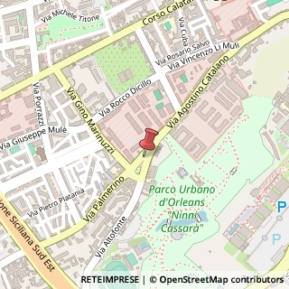 Mappa Via Altofonte,  95, 90129 Palermo, Palermo (Sicilia)