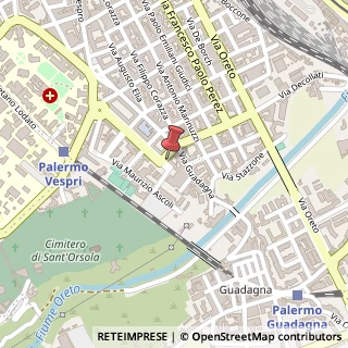 Mappa Via Bergamo, 74, 90127 Palermo, Palermo (Sicilia)