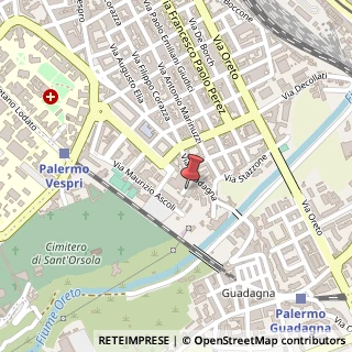 Mappa Via Angelotti, 12, 90124 Palermo, Palermo (Sicilia)