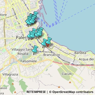 Mappa Via Bruno Giovanni, 90124 Palermo PA, Italia (2.146)