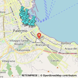 Mappa Via Letterio Lizio Bruno, 90124 Palermo PA, Italia (2.792)