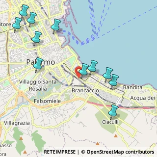 Mappa Via Letterio Lizio Bruno, 90124 Palermo PA, Italia (2.83091)
