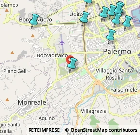 Mappa Via Colonnello Antonio Frasconà, 90129 Palermo PA, Italia (3.31818)