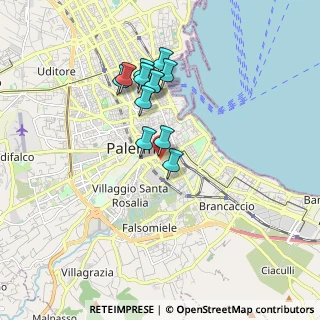 Mappa Via Giuseppe Patricolo, 90127 Palermo PA, Italia (1.64167)