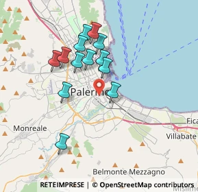 Mappa Via Giuseppe Patricolo, 90127 Palermo PA, Italia (3.48231)