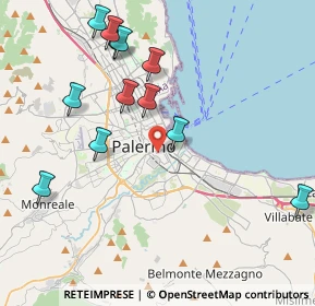 Mappa Via Giuseppe Patricolo, 90127 Palermo PA, Italia (4.895)