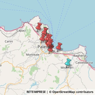 Mappa Via Giuseppe Patricolo, 90127 Palermo PA, Italia (3.88182)