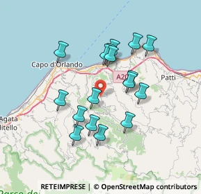 Mappa Via Garibaldi, 98062 Ficarra ME, Italia (6.93235)