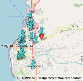 Mappa Via Condera, 89126 Reggio di Calabria RC, Italia (2.15)