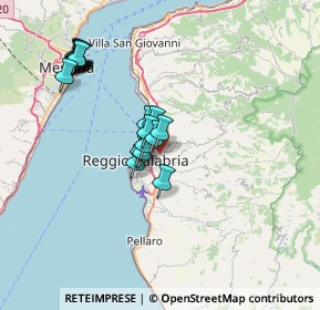 Mappa Via Condera, 89126 Reggio di Calabria RC, Italia (7.726)