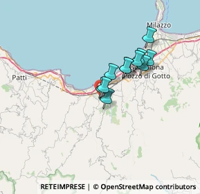 Mappa Via Nuova Messina, 98054 Furnari ME, Italia (5.37273)