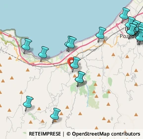 Mappa Via Nuova Messina, 98054 Furnari ME, Italia (6.086)