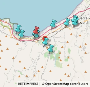 Mappa Via Nuova Messina, 98054 Furnari ME, Italia (3.98667)