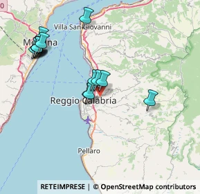 Mappa Via Reggio Campi II Tronco Diram, 89126 Reggio di Calabria RC, Italia (9.10933)