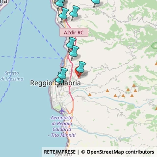 Mappa Via Reggio Campi II Tronco Diram, 89126 Reggio di Calabria RC, Italia (5.865)