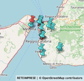 Mappa Via Reggio Campi II Tronco Diram, 89126 Reggio di Calabria RC, Italia (10.5765)