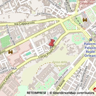 Mappa Corso Pietro Pisani,  106, 90129 Palermo, Palermo (Sicilia)