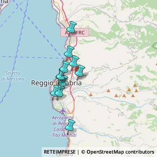 Mappa Via Reggio Campi 2º Tronco dir Barreca, 89126 Reggio di Calabria RC, Italia (3.10455)
