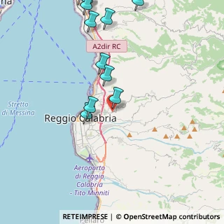 Mappa Via Reggio Campi 2º Tronco dir Barreca, 89126 Reggio di Calabria RC, Italia (5.83583)