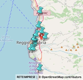 Mappa 89126 Reggio di Calabria RC, Italia (2.76545)