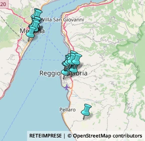 Mappa 89126 Reggio di Calabria RC, Italia (7.354)