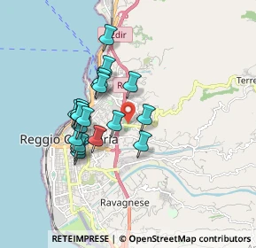 Mappa 89126 Reggio di Calabria RC, Italia (1.6445)