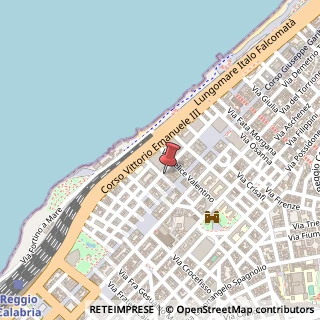 Mappa Via Diego Vitrioli, 4, 89127 Reggio di Calabria, Reggio di Calabria (Calabria)
