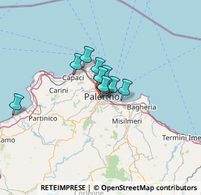 Mappa Via Amba Alagi, 90129 Palermo PA, Italia (17.85182)