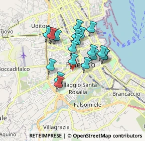 Mappa Via Amba Alagi, 90129 Palermo PA, Italia (1.55)