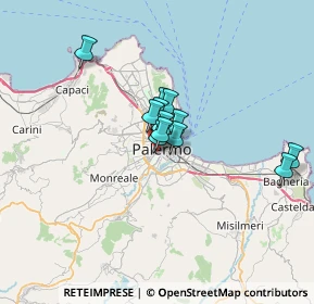 Mappa Via Amba Alagi, 90129 Palermo PA, Italia (4.73833)