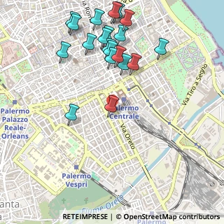 Mappa Via Gabriele Buccola, 90127 Palermo PA, Italia (0.659)