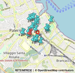 Mappa Via Gabriele Buccola, 90127 Palermo PA, Italia (0.6485)