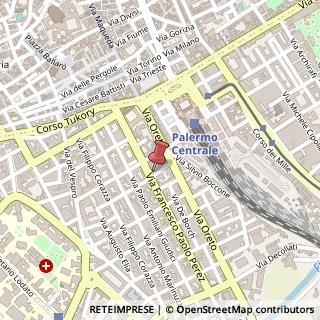 Mappa Via Gabriele Buccola, 29, 90127 Palermo, Palermo (Sicilia)