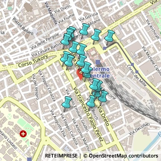 Mappa Via Gabriele Buccola, 90127 Palermo PA, Italia (0.202)