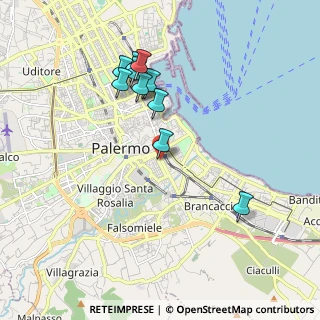 Mappa Via Gabriele Buccola, 90127 Palermo PA, Italia (1.99091)
