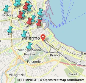 Mappa Via Gabriele Buccola, 90127 Palermo PA, Italia (2.955)