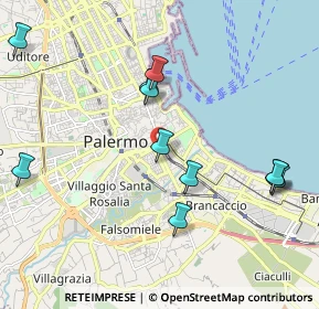 Mappa Via Gabriele Buccola, 90127 Palermo PA, Italia (2.44909)