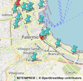 Mappa Via Gabriele Buccola, 90127 Palermo PA, Italia (2.70467)