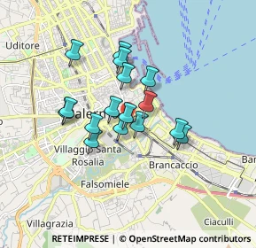 Mappa Via Gabriele Buccola, 90127 Palermo PA, Italia (1.4175)