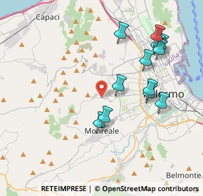 Mappa Via dei Frati Minori, 90136 Palermo PA, Italia (4.36917)