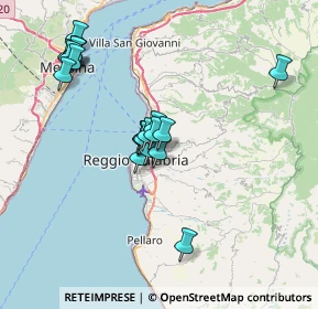 Mappa Via Vecchia Condera, 89126 Reggio di Calabria RC, Italia (7.6355)