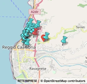 Mappa Via Vecchia Condera, 89126 Reggio di Calabria RC, Italia (1.6985)