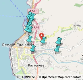 Mappa Via Vecchia Condera, 89126 Reggio di Calabria RC, Italia (1.80769)