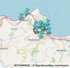 Mappa Via Francesco Emanuele Cangiamila, 90100 Palermo PA, Italia (4.65)