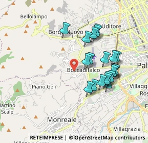 Mappa Via Francesco Emanuele Cangiamila, 90100 Palermo PA, Italia (1.897)