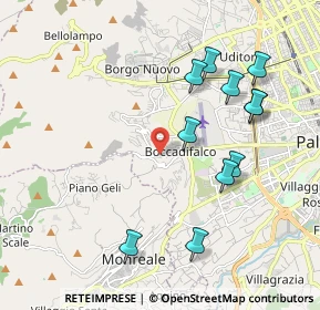 Mappa Via Francesco Emanuele Cangiamila, 90100 Palermo PA, Italia (2.30909)