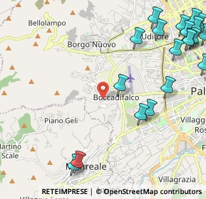 Mappa Via Francesco Emanuele Cangiamila, 90100 Palermo PA, Italia (3.52)